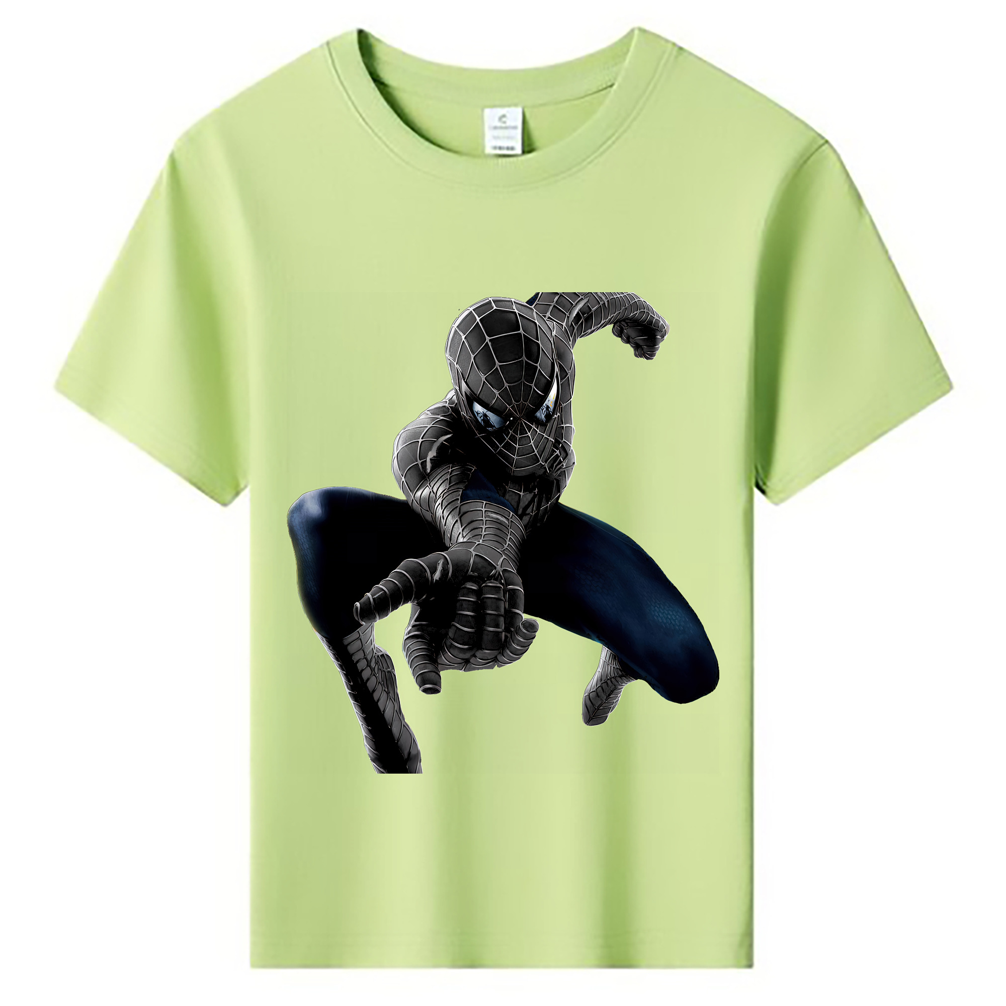 （画像用） Spider Man スパイダーマン 綿100％キッズTシャツ（フロントプリント）